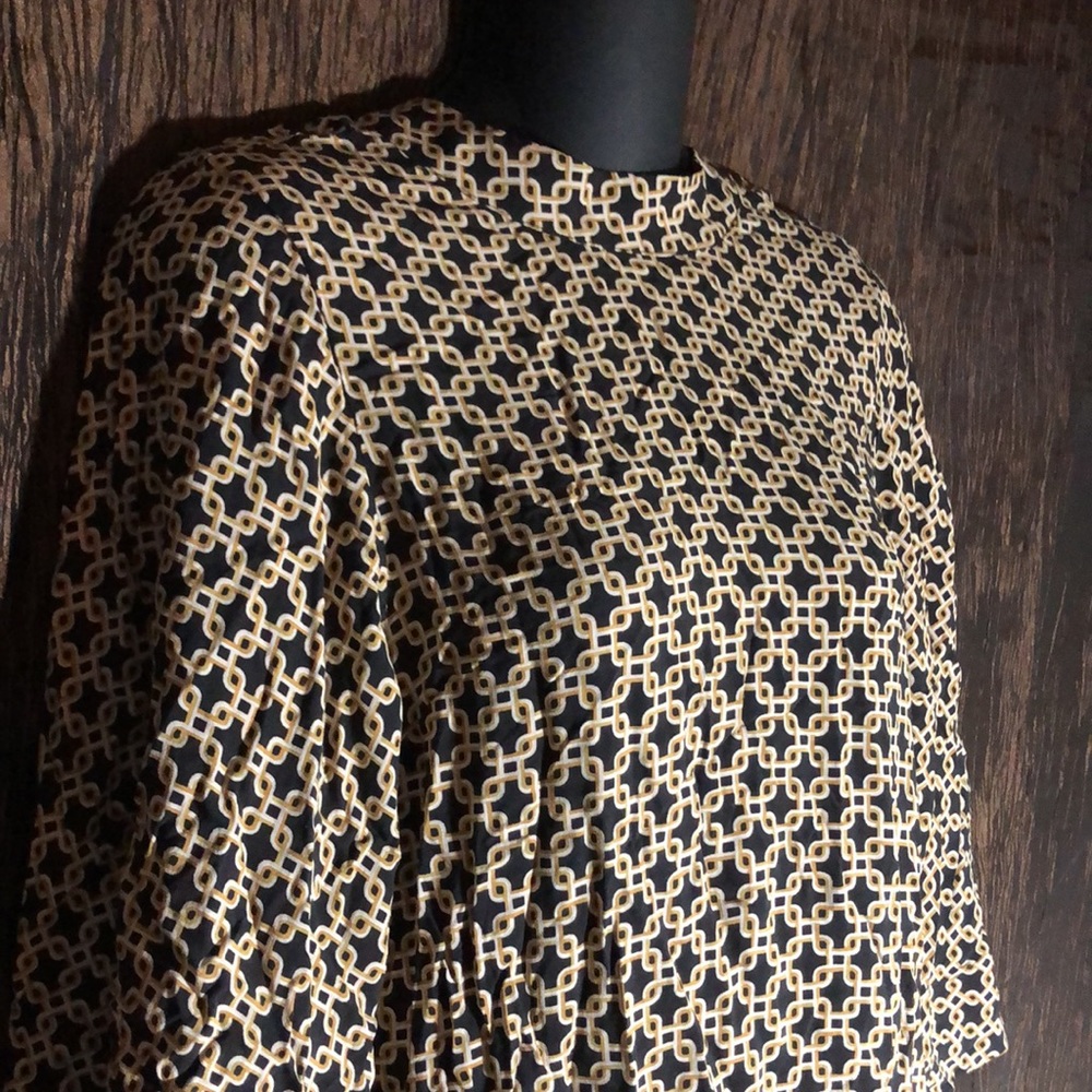 H&M women’s blouse with matching scarve sz 2 - Picture 2 of 9